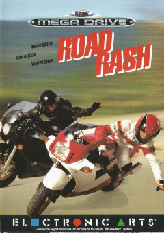 Road Rash for the Sega Mega Drive Front Cover Box Scan