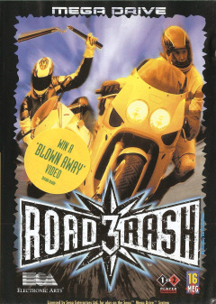 Road Rash 3 for the Sega Mega Drive Front Cover Box Scan