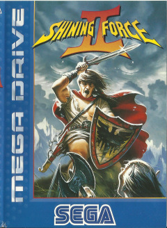 Shining Force II for the Sega Mega Drive Front Cover Box Scan
