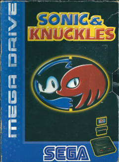 Sonic & Knuckles for the Sega Mega Drive Front Cover Box Scan