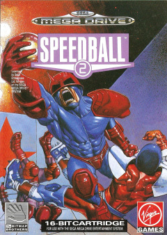 Speedball 2 for the Sega Mega Drive Front Cover Box Scan
