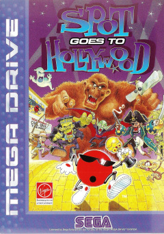 Spot Goes to Hollywood for the Sega Mega Drive Front Cover Box Scan