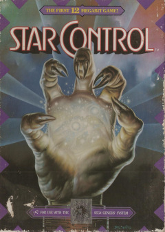 Star Control for the Sega Mega Drive Front Cover Box Scan