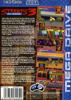 Scan of Streets of Rage 3
