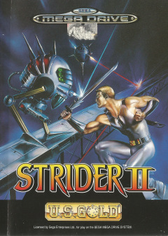 Strider II for the Sega Mega Drive Front Cover Box Scan