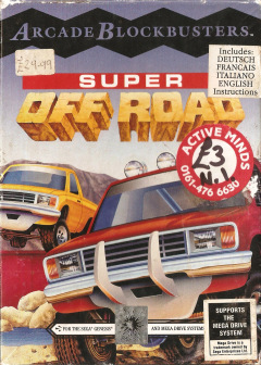 Super Off Road for the Sega Mega Drive Front Cover Box Scan