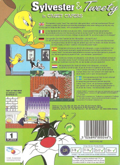 Scan of Sylvester & Tweety in Cagey Capers