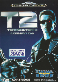 Terminator 2: Judgment Day for the Sega Mega Drive Front Cover Box Scan
