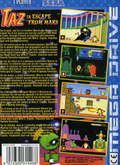 Scan of Taz in Escape from Mars