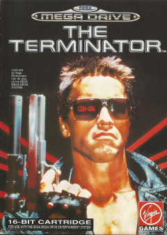 The Terminator for the Sega Mega Drive Front Cover Box Scan