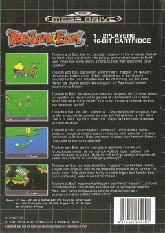 Scan of ToeJam & Earl