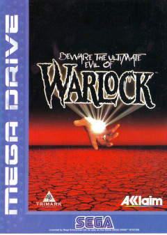 Warlock (Beware the Ultimate Evil of...) for the Sega Mega Drive Front Cover Box Scan