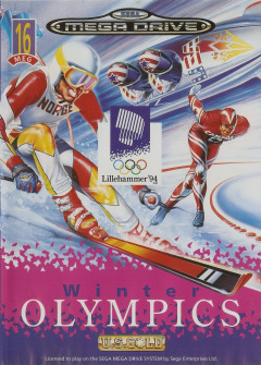 Winter Olympics: Lillehammer '94 for the Sega Mega Drive Front Cover Box Scan