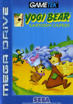 Yogi Bear: Cartoon Capers for the Sega Mega Drive Front Cover Box Scan