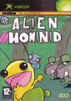 Alien Hominid for the Microsoft Xbox Front Cover Box Scan