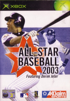 All-Star Baseball 2003 featuring Derek Jeter for the Microsoft Xbox Front Cover Box Scan