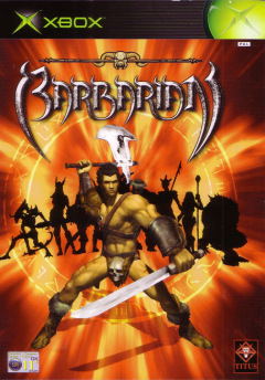 Barbarian for the Microsoft Xbox Front Cover Box Scan