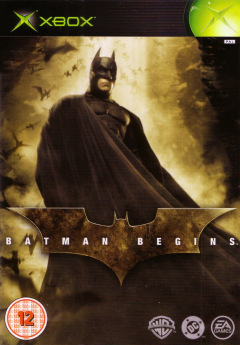 Batman Begins for the Microsoft Xbox Front Cover Box Scan