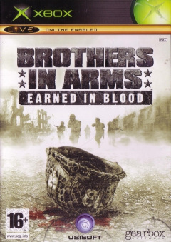 Brothers in Arms: Earned In Blood for the Microsoft Xbox Front Cover Box Scan