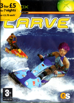 Carve for the Microsoft Xbox Front Cover Box Scan