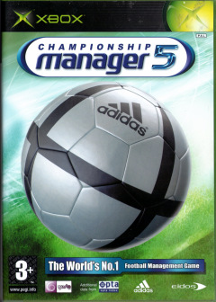 Championship Manager 5 for the Microsoft Xbox Front Cover Box Scan