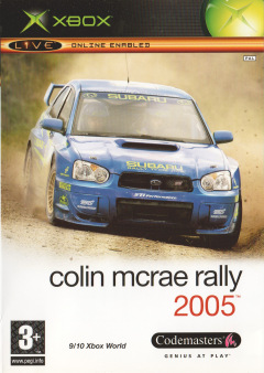 Colin McRae Rally 2005 for the Microsoft Xbox Front Cover Box Scan