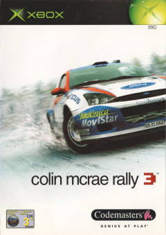 Colin McRae Rally 3 for the Microsoft Xbox Front Cover Box Scan
