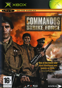 Commandos: Strike Force for the Microsoft Xbox Front Cover Box Scan