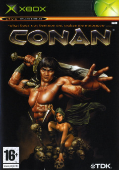 Conan for the Microsoft Xbox Front Cover Box Scan