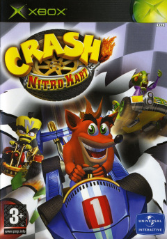 Crash Nitro Kart for the Microsoft Xbox Front Cover Box Scan