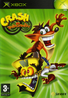 Crash TwinSanity for the Microsoft Xbox Front Cover Box Scan
