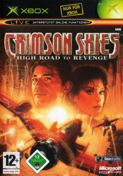 Crimson Skies: High Road to Revenge for the Microsoft Xbox Front Cover Box Scan