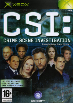CSI: Crime Scene Investigation for the Microsoft Xbox Front Cover Box Scan