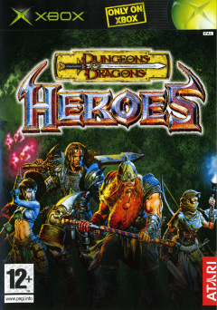 Dungeons & Dragons: Heroes for the Microsoft Xbox Front Cover Box Scan