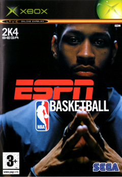 ESPN NBA Basketball for the Microsoft Xbox Front Cover Box Scan
