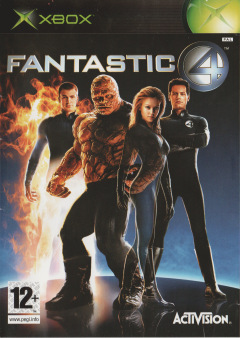 Fantastic 4 for the Microsoft Xbox Front Cover Box Scan