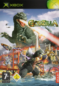 Godzilla: Save the Earth for the Microsoft Xbox Front Cover Box Scan