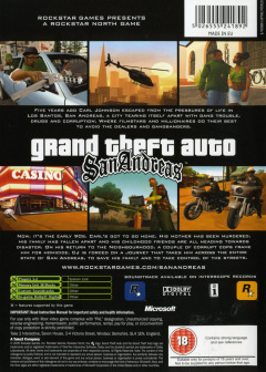 Scan of Grand Theft Auto: San Andreas