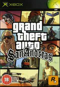 Grand Theft Auto: San Andreas for the Microsoft Xbox Front Cover Box Scan