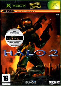Halo 2 for the Microsoft Xbox Front Cover Box Scan