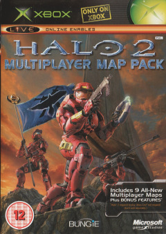 Halo 2: Multiplayer Map Pack for the Microsoft Xbox Front Cover Box Scan