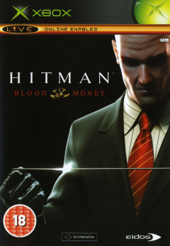 Hitman: Blood Money for the Microsoft Xbox Front Cover Box Scan