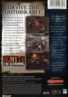 Scan of Hunter: The Reckoning