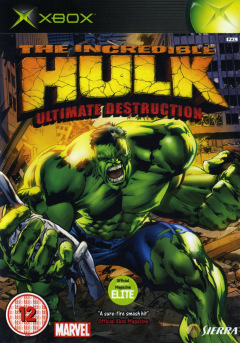 The Incredible Hulk: Ultimate Destruction for the Microsoft Xbox Front Cover Box Scan