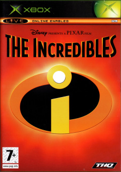 The Incredibles for the Microsoft Xbox Front Cover Box Scan