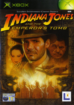 Indiana Jones and the Emporer's Tomb for the Microsoft Xbox Front Cover Box Scan