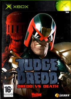 Judge Dredd: Dredd Vs Death for the Microsoft Xbox Front Cover Box Scan
