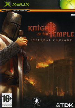 Knights of the Temple: Infernal Crusade for the Microsoft Xbox Front Cover Box Scan