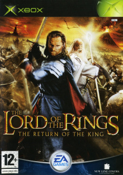 The Lord of the Rings: The Return of the King for the Microsoft Xbox Front Cover Box Scan