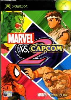 Marvel Vs Capcom 2 for the Microsoft Xbox Front Cover Box Scan